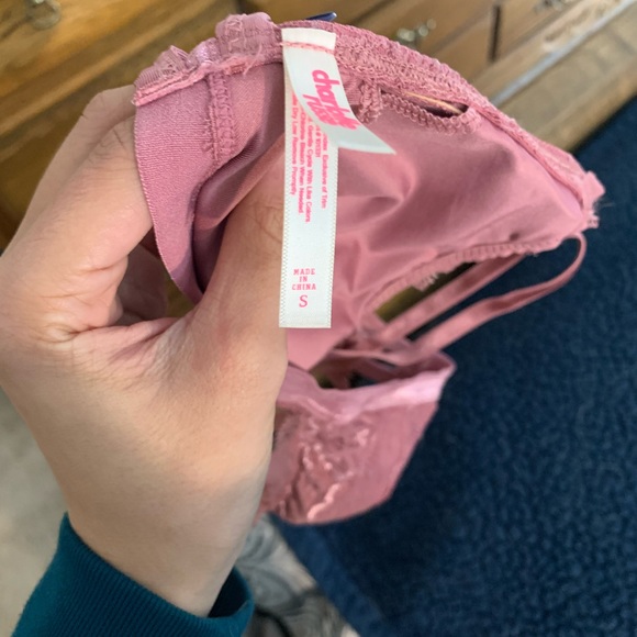 Rose colored lace bralette - Picture 4 of 4